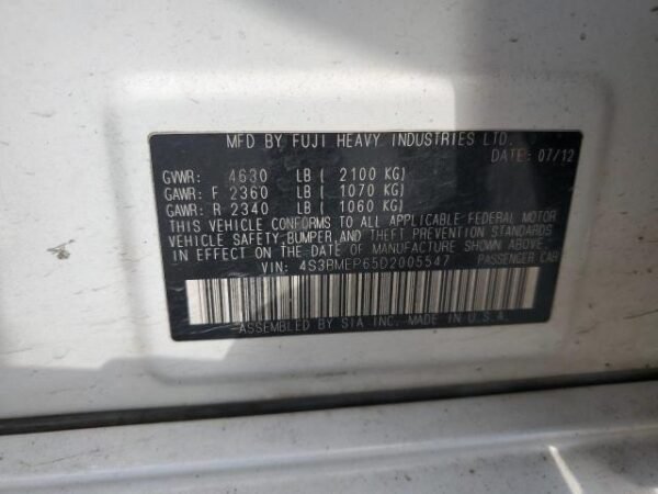 2013 SUBARU LEGACY 3.6R LIMITED - Image 13