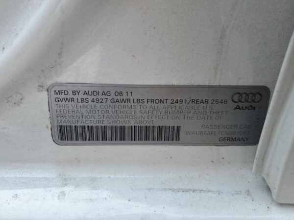 2012 AUDI A4 PREMIUM - Image 12